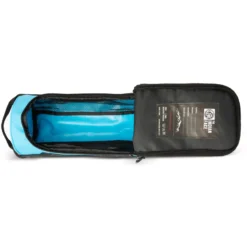 Trousse de toilette imperméable unisexe avec poignée Bleu clair