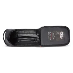 Trousse de toilette imperméable unisexe avec poignée Noir