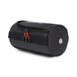 Trousse de toilette imperméable unisexe avec poignée Noir