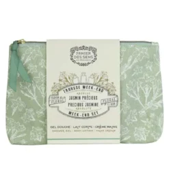 Trousse de voyage Jasmin précieux douche lait corps crème main Panier des Sens