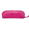 Trousse longue cuir rosy fushia