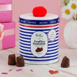 Truffes aux éclats de caramel salé