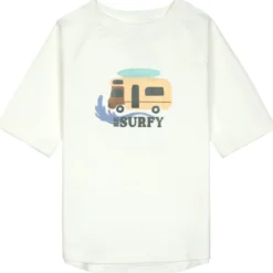 T-shirt anti-uv camper écru (25-36 mois)