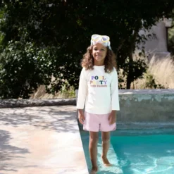 T-shirt anti-uv manches longues sel marin (3-4 ans)