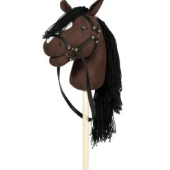 Tête de cheval à chevaucher marron