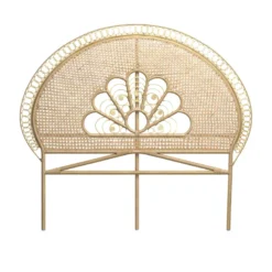 Tête de lit 140 cm en rotin naturel - gabriella