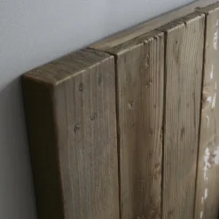 Tête de lit en pin recyclé massif