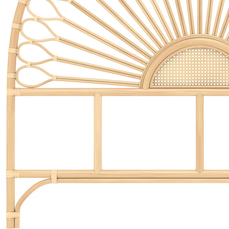 Tête de lit en rotin naturel 140 cm - alan