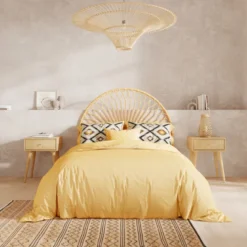 Tête de lit en rotin naturel 140 cm - alan