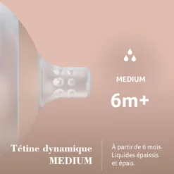 Tétine biberon mammafeel medium 6m+