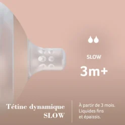Tétine biberon mammafeel slow 3m+