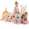 Tunnel de jeu chenille hypermotion modulable pour enfants intérieur extérieur