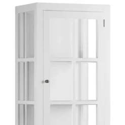 Vaisselier 1 tiroir bronze bois blanc -