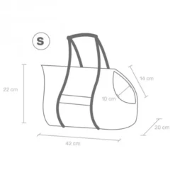 Vapaa, sac transport chien chat noir s