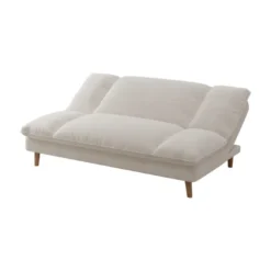 Vasco canapé convertible 3 places en tissu beige