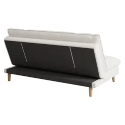 Vasco canapé convertible 3 places en tissu beige