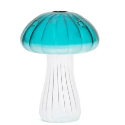 Vase champignon en verre