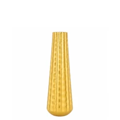 Vase doré brillant