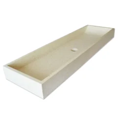 Vasque en terrazzo crème atlantica