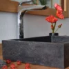 Vasque à poser en marbre noir, coreal