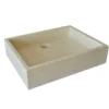 Vasque à poser en terrazzo crème, coreal