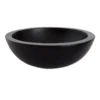 Vasque ronde effet béton noir rondo