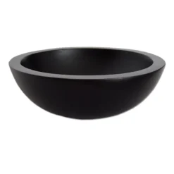 Vasque ronde effet béton noir rondo