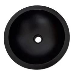 Vasque ronde effet béton noir rondo