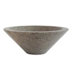 Vasque ronde en marbre gris koni