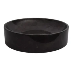 Vasque ronde en marbre noir irina