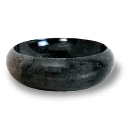 Vasque ronde en marbre noir luna
