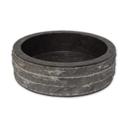 Vasque ronde en marbre noir sterio
