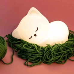 Veilleuse chaton télécommande stella