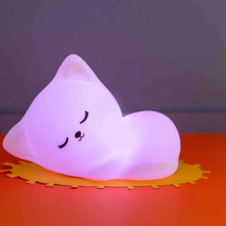 Veilleuse chaton télécommande stella