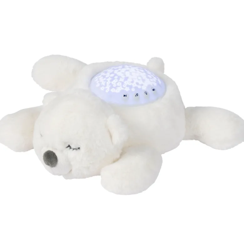Veilleuse projecteur lapidou ours blanc