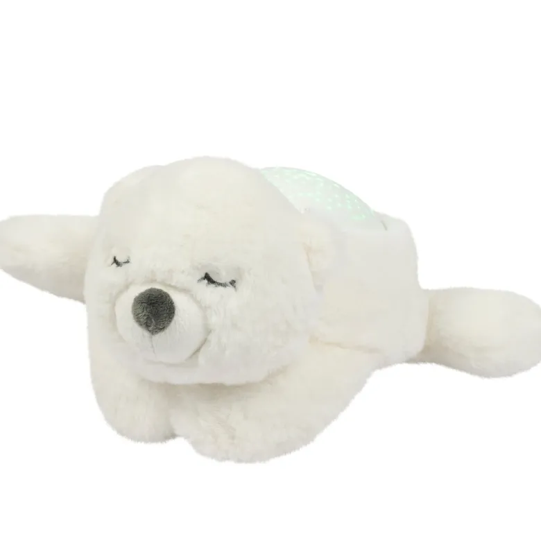 Veilleuse projecteur lapidou ours blanc