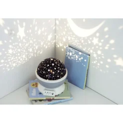 Veilleuse projecteur rotative star gris