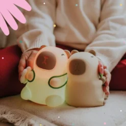 Veilleuse rechargeable capybara fleuriste