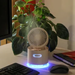 Ventilateur brumisateur autonome
