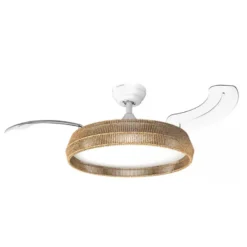 Ventilateur de plafond 107cm + lumière taurus polarnature