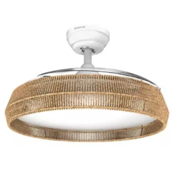 Ventilateur de plafond 107cm + lumière taurus polarnature