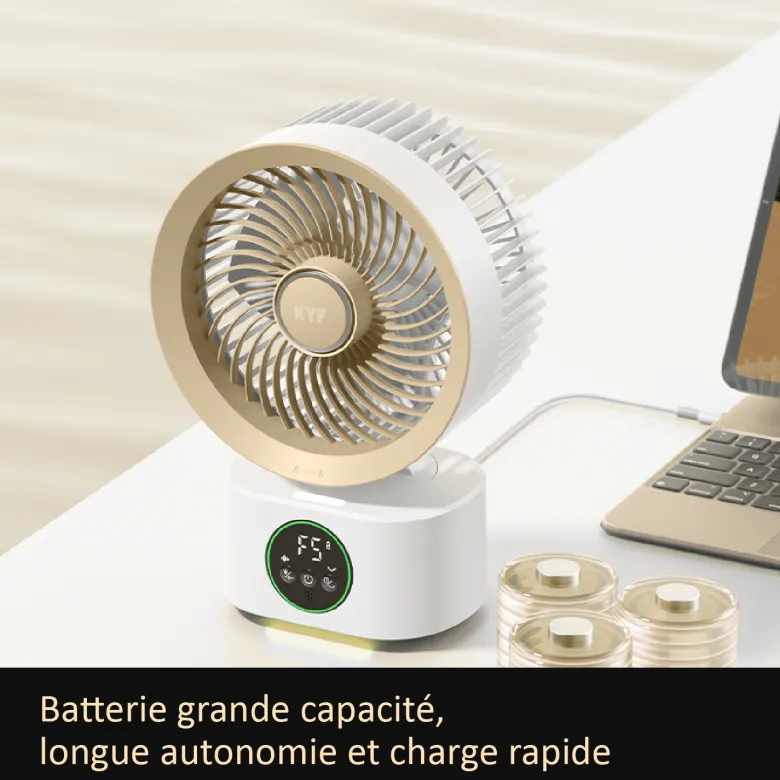 Ventilateur intelligent portable ultra