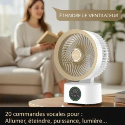 Ventilateur intelligent portable ultra
