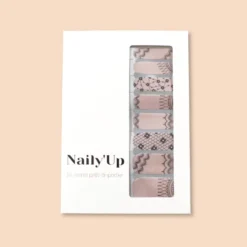 Vernis autocollant love notes - manucure facile longue tenue Nude dentelle noire