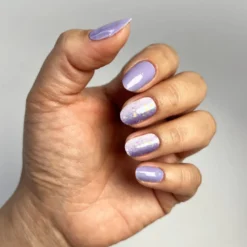 Vernis autocollant violet dust - manucure facile longue tenue Violet poudré