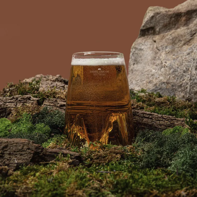 Verre design topographic Grand Canyon