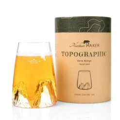 Verre design topographic Grand Canyon