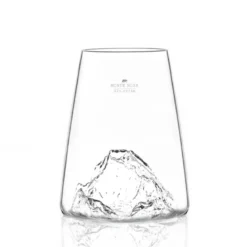 Verre design topographic : monte rosa