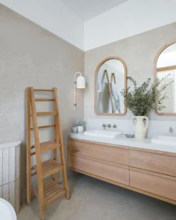 Vertis - étagère de salle de bain en bois massif