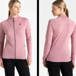 Veste micro-polaire dare2b torrek stretch midlayer rose lilas XS